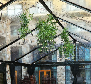 Geometric 6 Light Lantern Chandelier