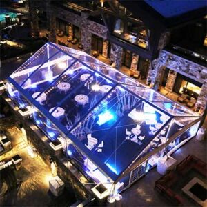 40′ x 60′ Jumbo Trac Clear Top Canopy/ Tent