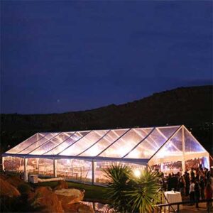 40′ x 80′ Jumbo Trac Clear Top Canopy/ Tent