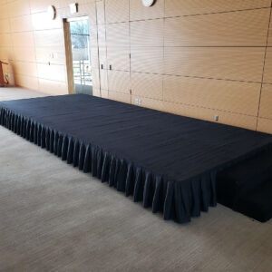 Black Stage Carpeting