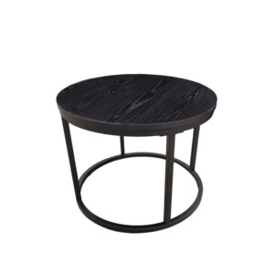 Black Wood Grain Coffee & Nesting Table