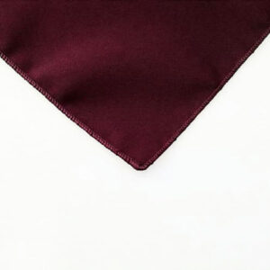 Burgundy Polyester Linens