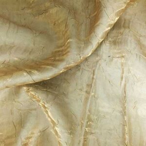 Champagne Gold Iridescent Crush Linen