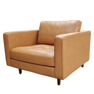 Charme Tan Leather Armchair