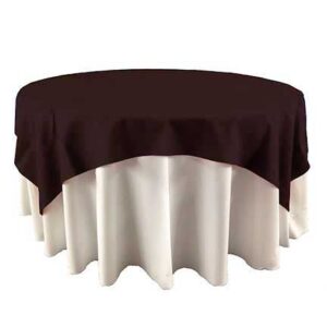 Chocolate Polyester Linens