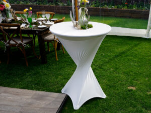 Spandex White Linen