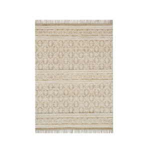 Devon Ivory Jute Area Rug 5’x7′