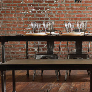 Edison Driftwood Dining Table 8′