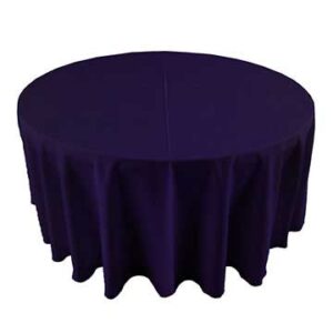 Eggplant Polyester Linens