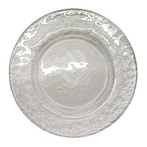 Hammered Glass Charger 13 inch