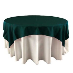 Hunter Green Polyester Linens