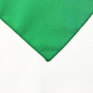 Kelly Green Polyester Linens