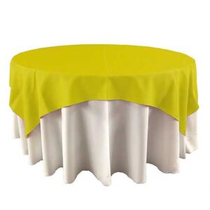 Lemon Polyester Linens