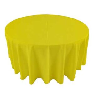 Lemon Polyester Linens