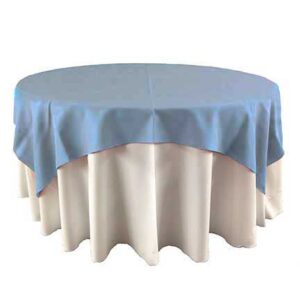 Light Blue Polyester Linens