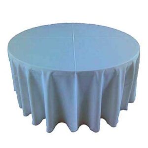 Light Blue Polyester Linens