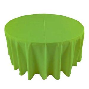 Lime Polyester Linens