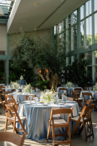 Light Blue Polyester Linens