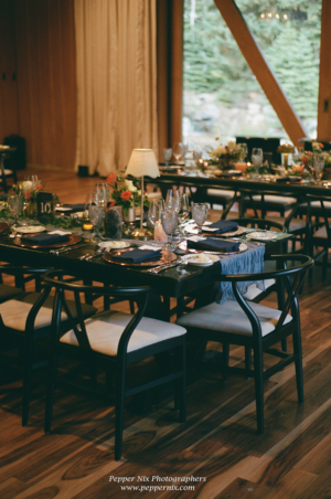 Midnight Wood Dining Table 8′