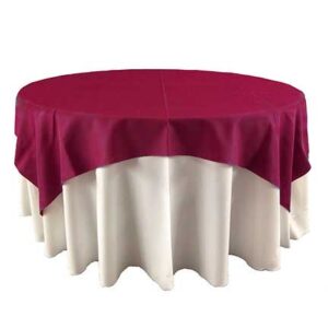 Magenta Polyester Linens