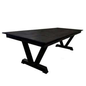 Midnight Wood Dining Table 8′