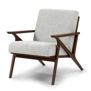 Mist Gray Walnut Lounge Chair