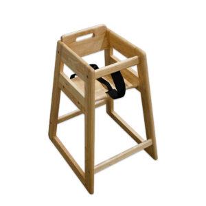 Natural Wood High Chair