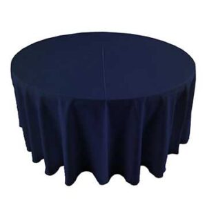 Navy Polyester Linens