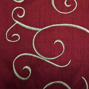 Nova Merlot Swirl Linen