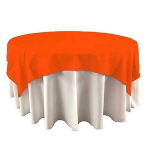 Orange Polyester Linens