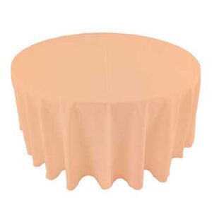 Peach Polyester Linens