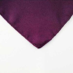 Plum Polyester Linens