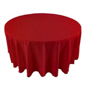 Red Polyester Linens