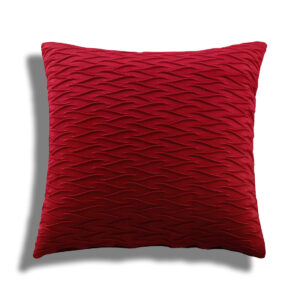 Red Velvet Farmhouse Pillow 18″x18″