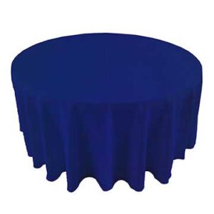 Royal Blue Polyester Linens