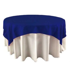 Royal Blue Polyester Linens