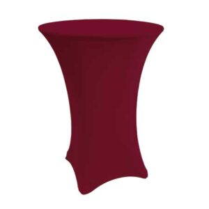 Spandex Burgundy Linen