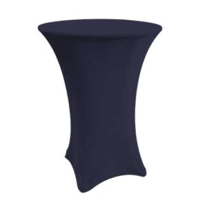 Spandex Navy Linen