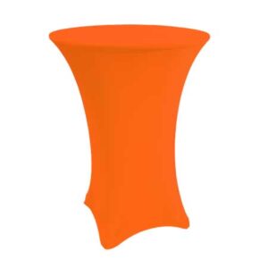 Spandex Neon Orange Linen