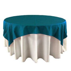 Teal Polyester Linens