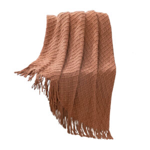 Terra Cotta Throw Blanket