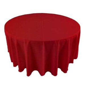 Turkey Red Polyester Linens