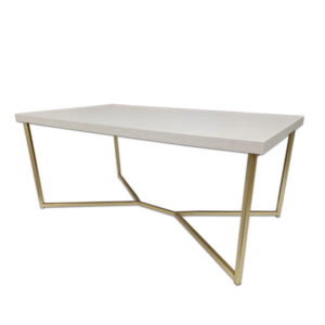 Walker Edison Marble/ Gold Coffee Table