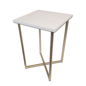 Walker Edison Marble/Gold End Table