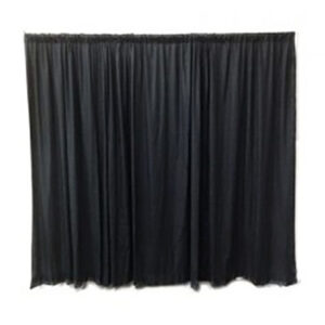 Black Event Drape