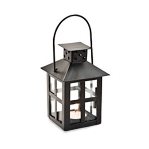 Black Mini Tea Light Lantern