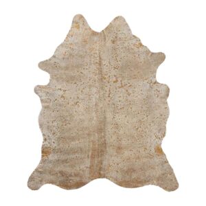 Bronze Cowhide Area Rug 6.5’x7′