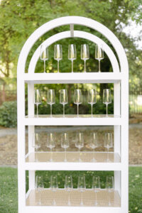 White Cane Etagere