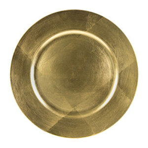 Gold Lacquer Charger Round 13 inch