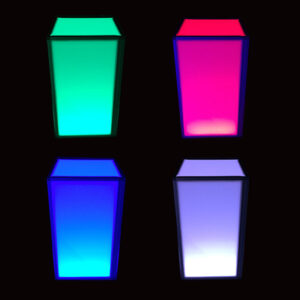 LED Lighted Décor 24″x 24″x 42″